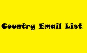 Country Email List