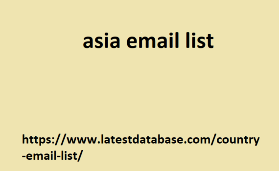 asia email list