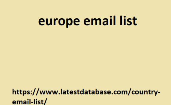 europe email list